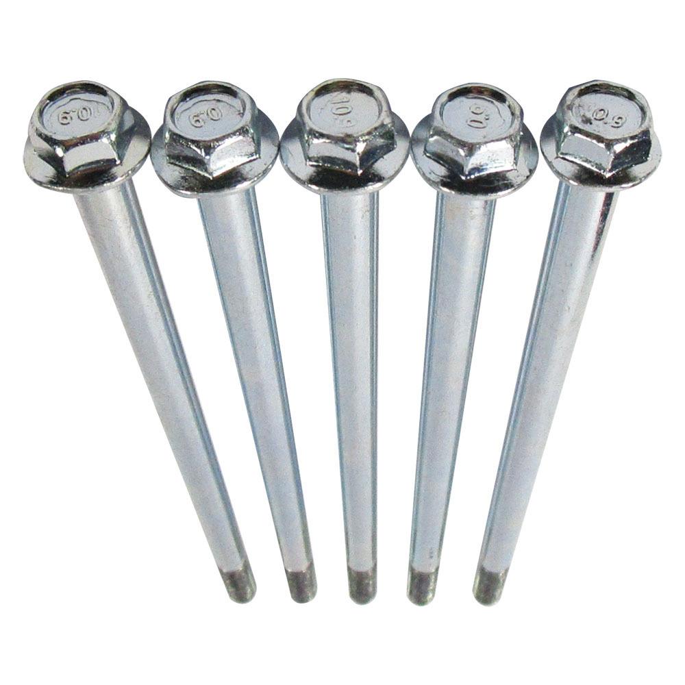 Śruba Osi Koła Motocykla o Średnicy M15-205mm/225mm/230mm/245mm/260mm/270mm/280mm/290mm/310mm/320mm 15mm Metalowy Element Złączny Szpilka