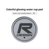 Car LED Cup Holder Mat Glowing Auto Cup Pad Interior Ambient Light For Volvo XC60 XC90 S60 S80 V60 C70 S40 C30 V90 V60 C40 XC40