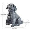 JYL TS/060,Creative Resin Simulation Golden Retriever Statue Solar Light for Garden Corridor Home Decor Lamp