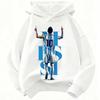 Messi Children's Hooded Sweatshirt Sport Shirt Casual Jacket Football Star Cartoon Print Autumn/Winter Long-Sleeve Coat