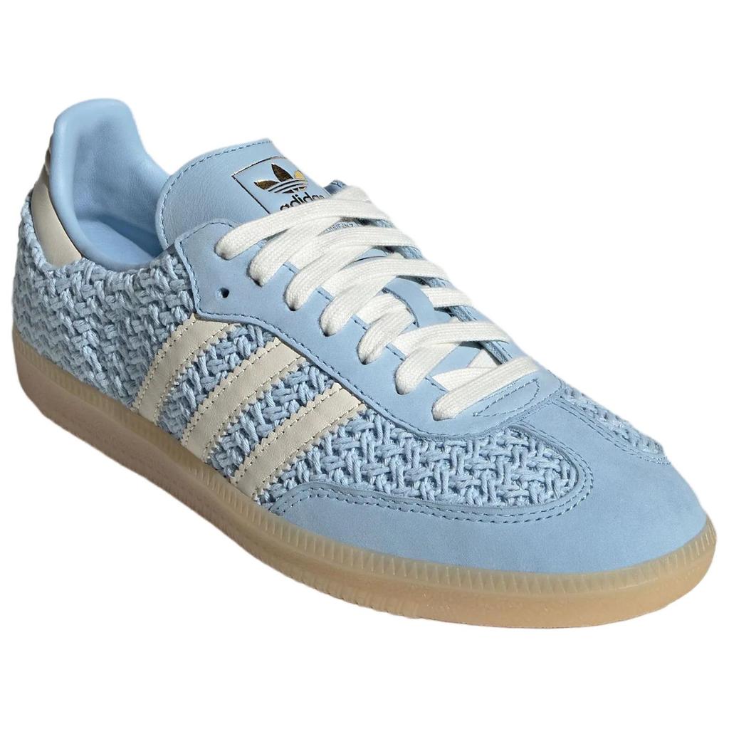 adidas Samba OG Clear Sky Off White Women Sneakers Blue Off-White Gum LA7814