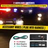 Automotive engineering vehicle alarm, car mounted loudspeaker, whistle horn, wireless multi tone remote control, sound rescue 12