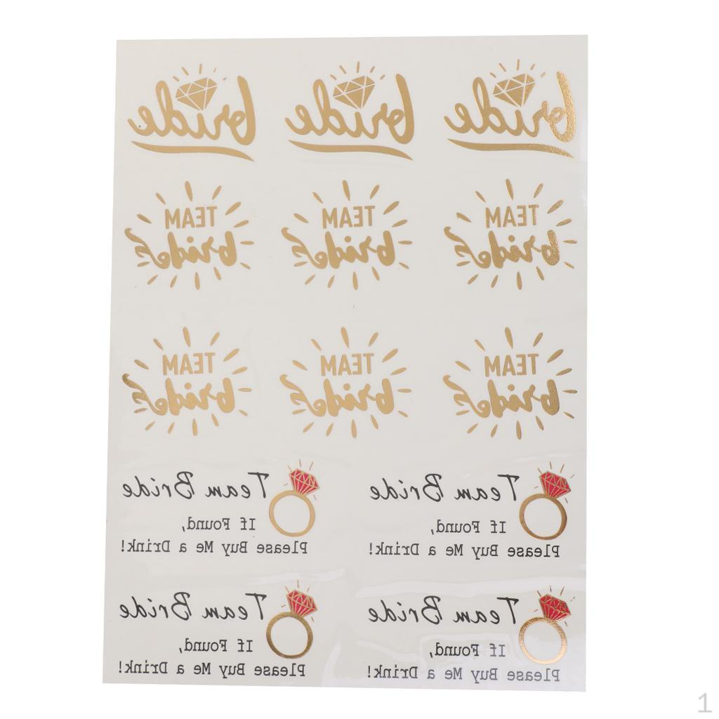 Party Waterproof Temporary Flash Stickers Red diamond
