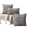 Woven Snowflake Velvet Pillow Cover Comfortable Soft Pillow core protection Solid Color Sofa Home Decor Pillowcase Living Room