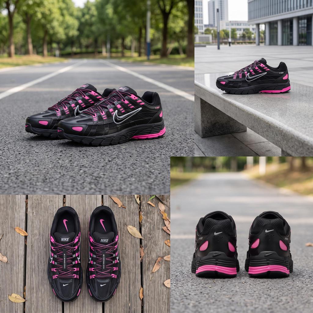 Nike P-6000 Negro Hiper Rosa Zapatillas de Hombre CD6404-600