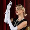 1pair High Elastic Spandex Elbow Finger Gloves Long Women's For Sun Protection Gloves Party Nightclub Wedding Performance Gloves