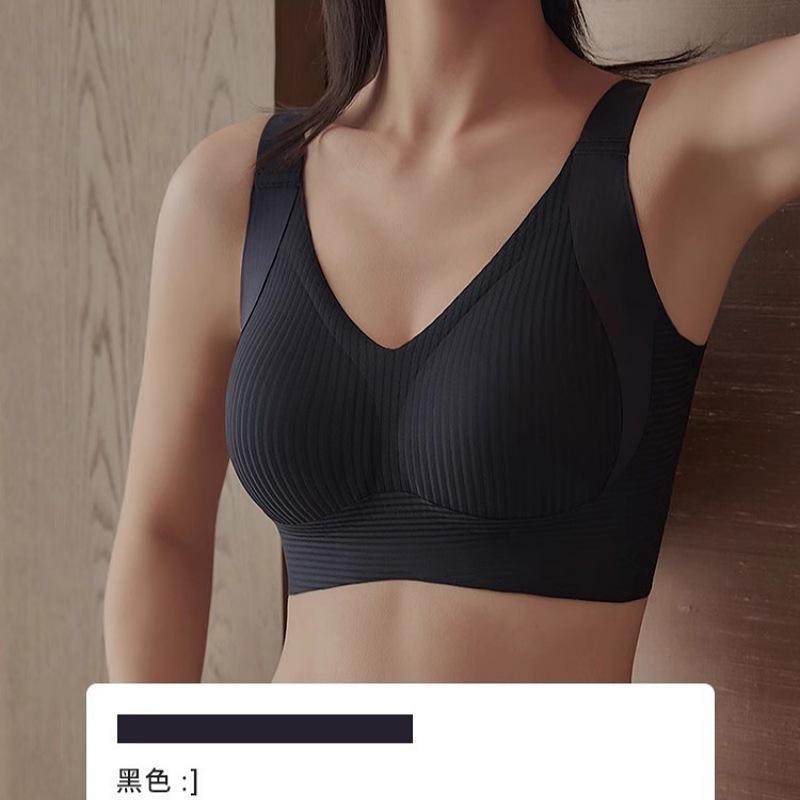 Seamless Wireless Support Bra for Women with Adjustable Straps Everyday Comfort Lingerie