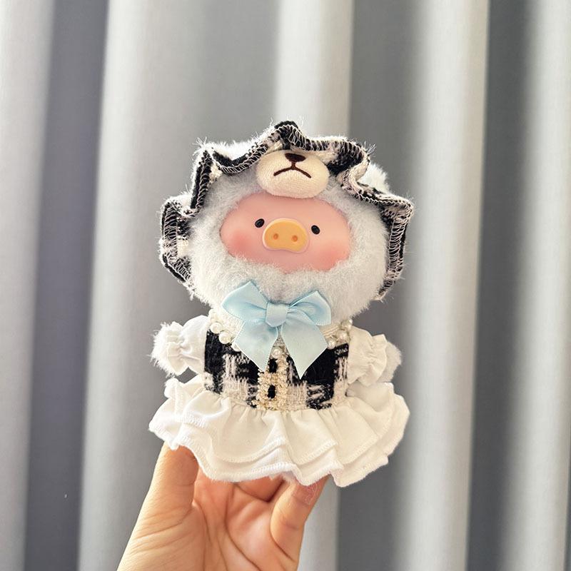 Lulu Pig Blind Box Series Kawaii Doll Clothing Accessories Pendants Canned Pig Dress Up Game Creative Handmade Knitted Retro Set