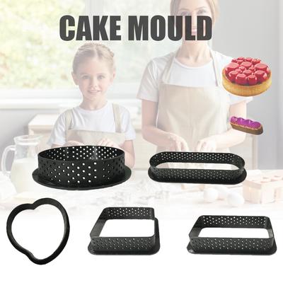 DIY PA66 Plastic Five Kinds Of Mini Cake Tray Removable Baking Tools