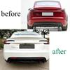 For Tesla Model 3 Highland 2023 2024 2025 Refit Rear Bumper Diffuser Lip Lower Spoiler Blade Wind Knife Splitter Plate Body Kit