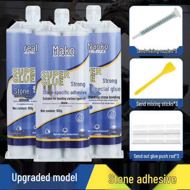 Stone Adhesive for Marble, Porcelain Tiles, Sinks, and Glass Aquariums