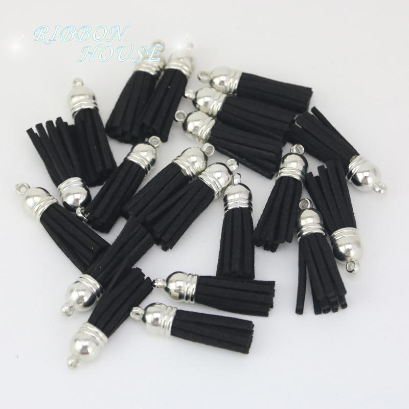 (20 pcs/lot) Tassel Vintage Leather Tassels Fringe for Purl Macrame DIY Jewelry Keychain Cellphone Straps Pendant