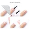 Glue Gel Set Mirror Nail Powder With Nail Liner Brush Uv Led Transparent Adhensive Glue Gel