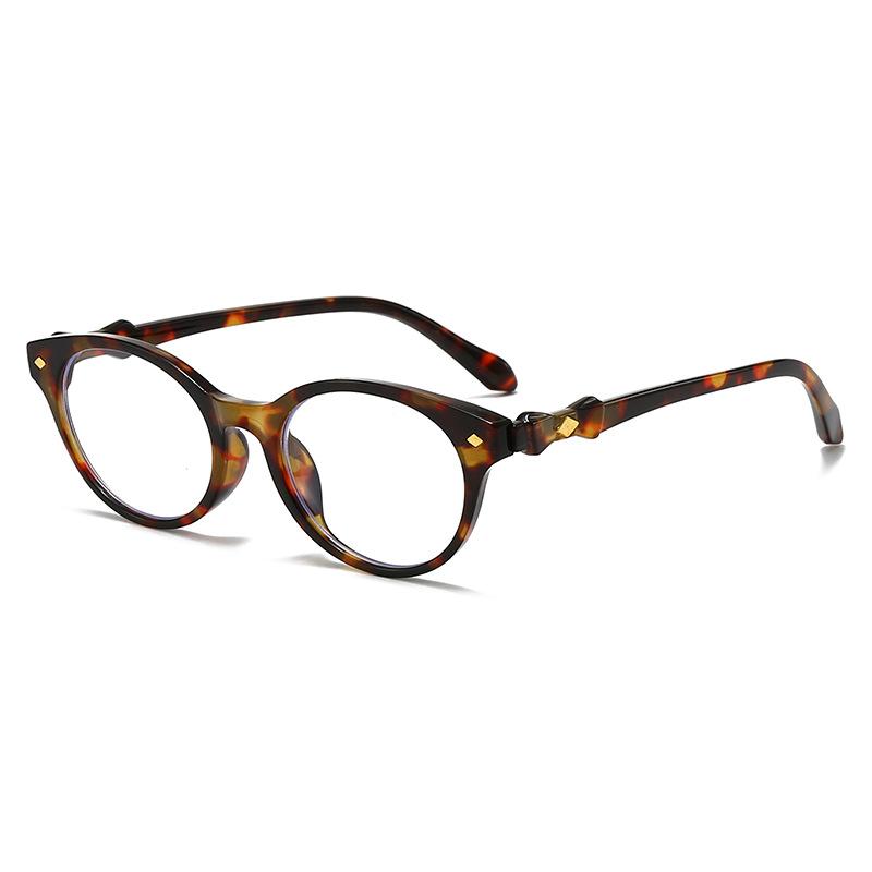 Japanese Medieval Glasses Female Bow Legs Small Oval Glasses Frame