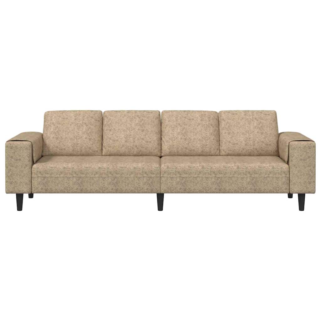 Living Room Sofa Light Grey 250 x 77 x 76 cm