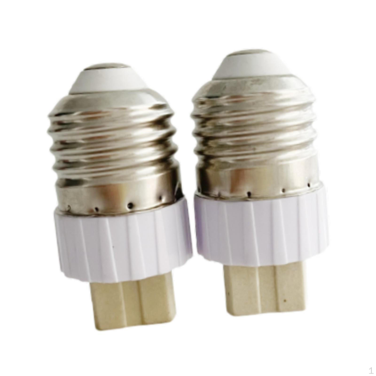 

2 Pieces Lamp Holder Converter Light Base Adapter E27 to G 9 Conversion Standard Wear Resistance