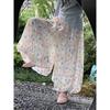 Sommer Neues Design Floral Fee Coole Hose Hohe Taille Locker Lässige Hose