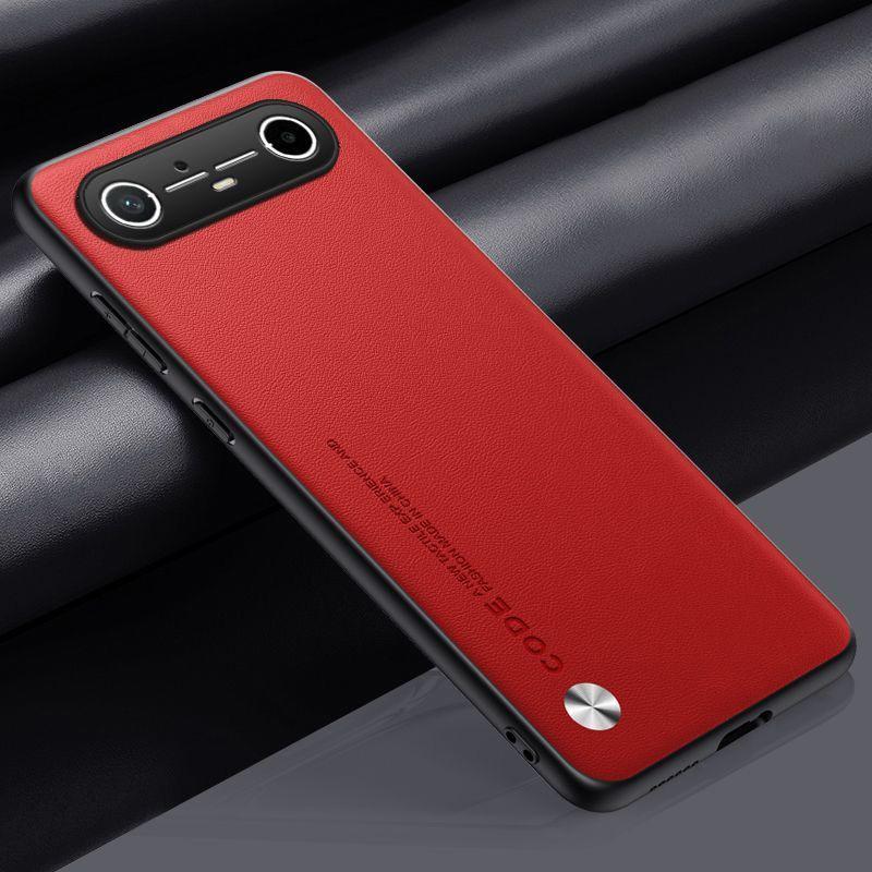 

PU Leather Case For Tecno Pova Slim 5G Back Cover Silicone Full Protection Phone Case For Tecno Pova Slim 5G Capa Coque Tecno Pova Slim красный