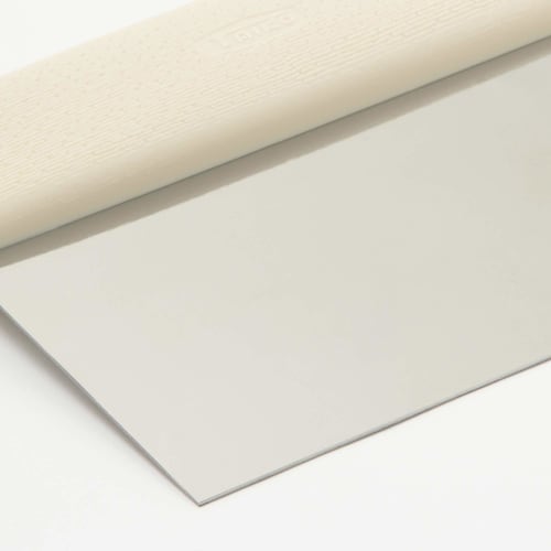 Endo Shoji TKG Scraper for Cutting Boards, Plastic Handle, Stainless Steel Spatula for Rust Resistance and Hygiene, Convenient for Collecting Food, Co