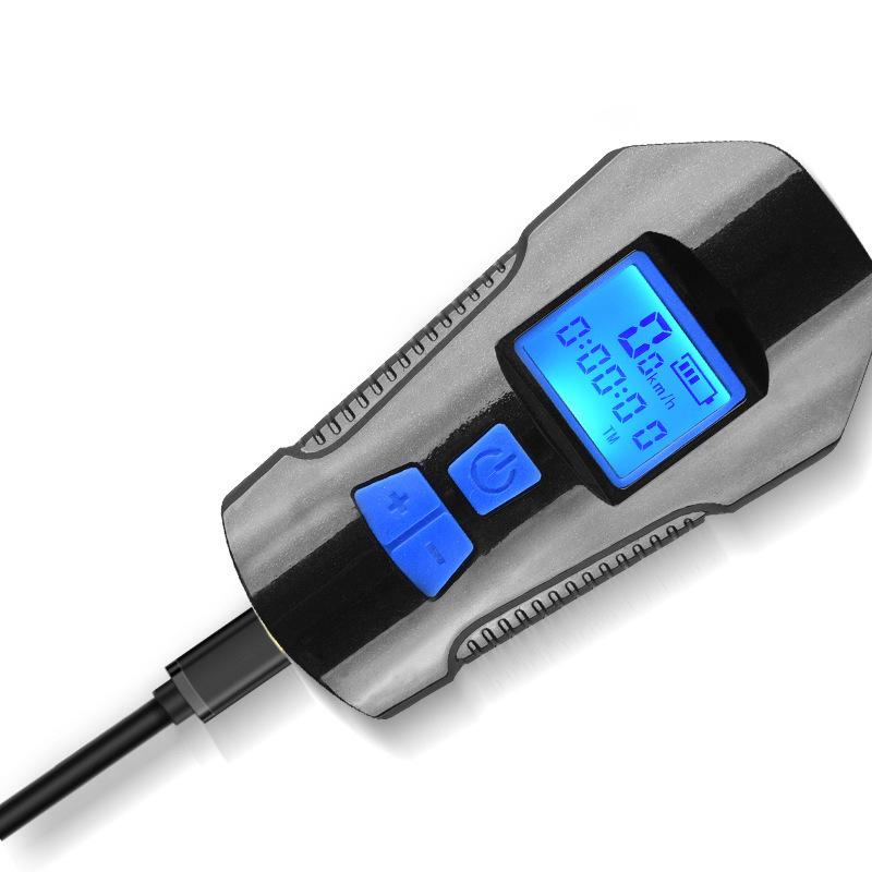 Compteur de Vélo Intelligent & Lumière Rechargeables par USB - Accessoire pour VTT