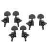 Guitar Machine Head Tuner Metal Semicircle Totally Sealed Guitar Tuning Pegs for Replacement 3L3R