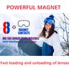 JULI Magnetic Ski Goggles Double Lens Anti Fog UV400 Snowboard Glasses For Men Women