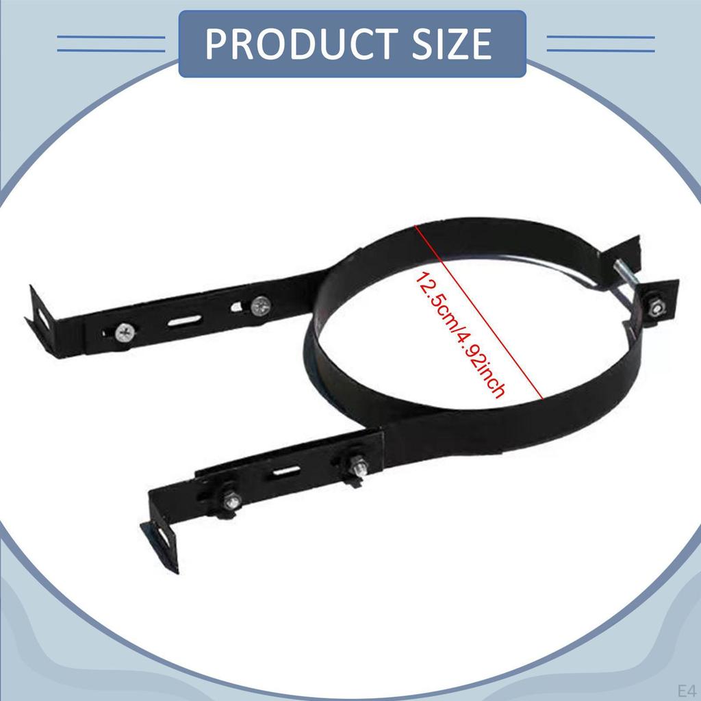 Chimney Pipe Bracket Holder Hanger Heat Resistant Fixing Hanging Stainless Steel