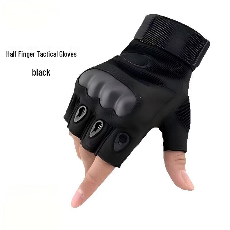 Тактические перчатки с открытыми пальцами для улицы