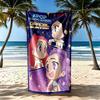Huntrix Girl Beach Towel Quick-Dry Soft Microfiber Comfortable Lightweight Perfect for Traveling Yoga Camping and Swimming