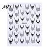 Easy Application Nail Art for Novices Halloween Stickers, Glitter Gothic Bat Decals, Creative DIY Consumables Self-Adhesive Accessories Women