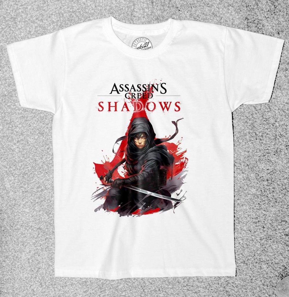 Assassin's Creed Shadows 003 Video Game Childrens/kids T Shirts/t-shirts