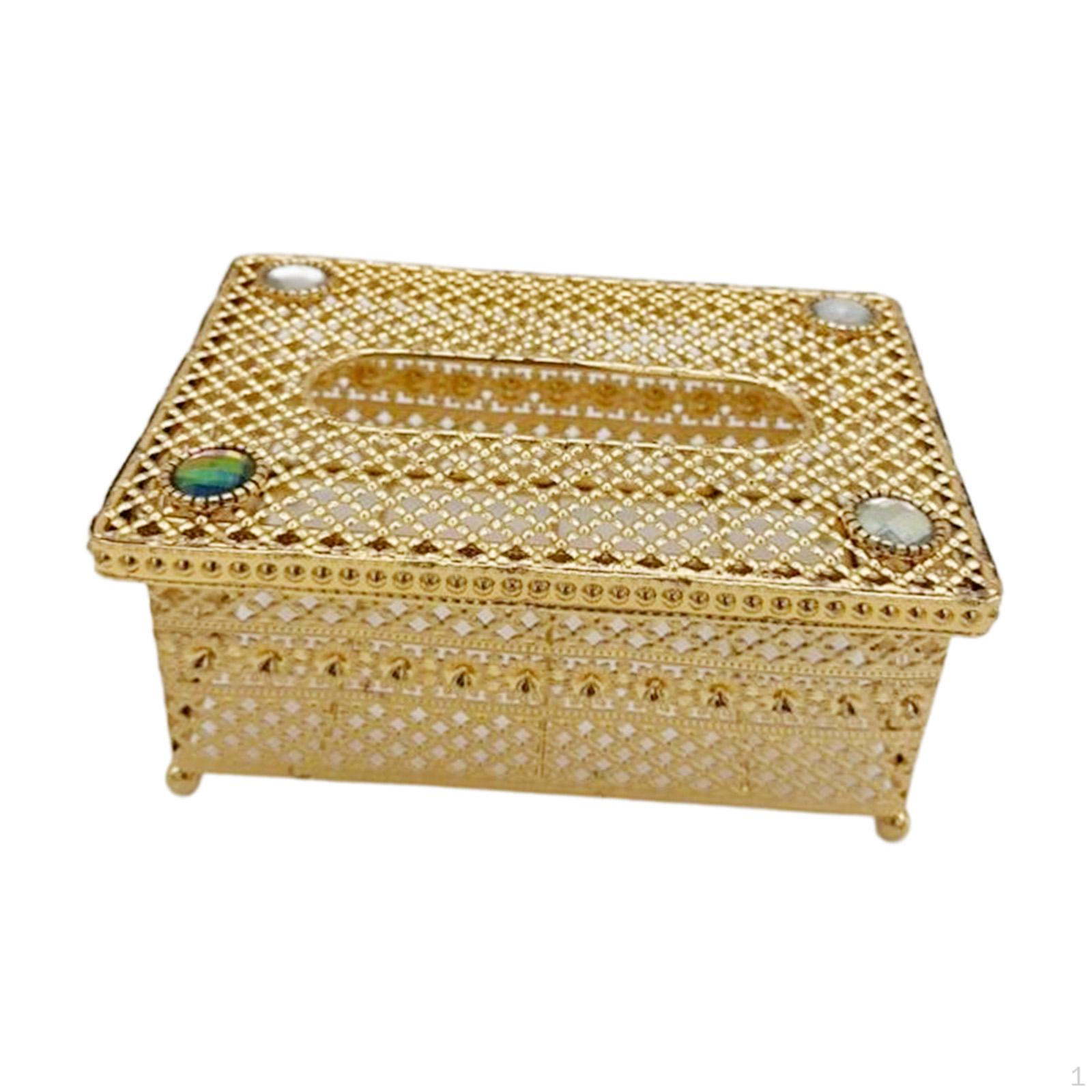 

Elegant Paper Facial Tissue Box Holder for Home and Office Small