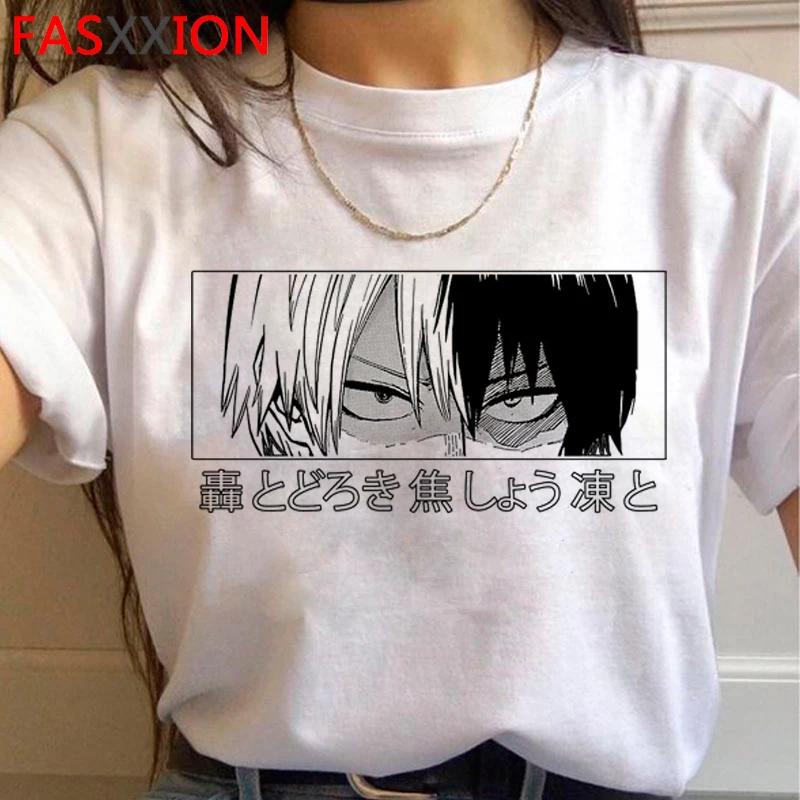 My Hero Academia Bakugou Todoroki Boku No Hero Bnha T-shirt T Shirt feUnisex Tumblr Aesthetic Clothes Harajuku Kawaii