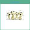 Enchanting 4pcs Cute Studio Ghibli Princess Mononoke Forest Spirit Elf Kodama Figures Collection