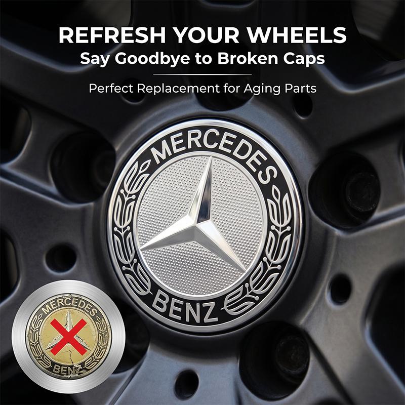 LRQ2   Car Wheel Center Cap Emblem Hub Covers Badge Auto Accessories For Mercedes-Benz W213 W212 W220 W221 W222 W108 W126 W140 W168 W16