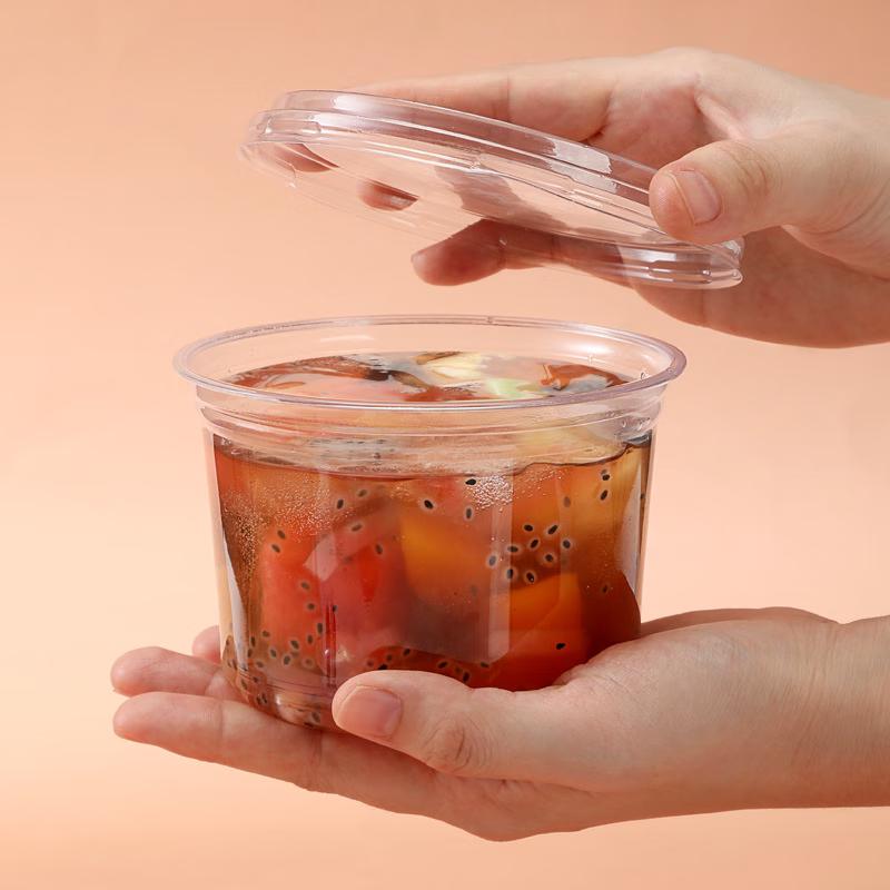 Yude Feng Disposable Dessert Takeout Bowls - 50 Sets