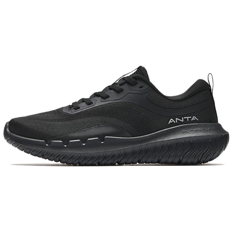

New Anta Wear resistant And Lightweight Low Top Casual Running Shoes Women s Basic Black 922537721-1 36