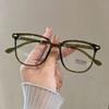 Occhiali da vista di lusso con design anti-luce blu da donna, grandi quadrati, per miopia, unisex, classici vintage, diottria, occhiali