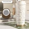 Shangqi Lily of the Valley Dual-Drink Insulated Ceramic Mug