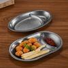 Thickened Snack Plate Oval Shaped Serving Tray Simple Dumpling Plate Kitchen