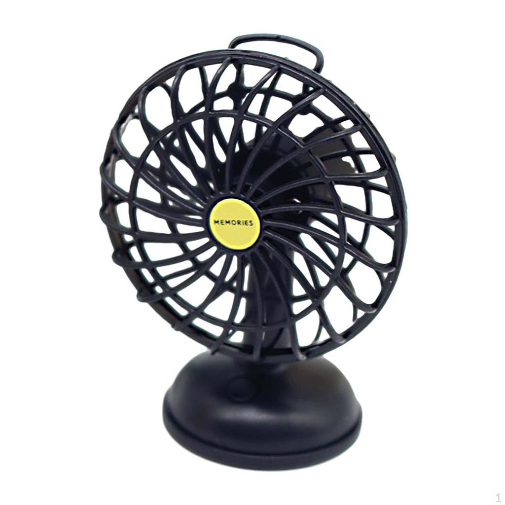 Puppenhaus Schreibtischventilator Zubehör 1:12 Skala 1/6 Verstellbarer Mini-Tisch für Party