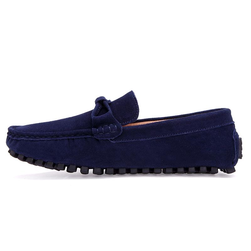 Lofer Shoes Man Casual Shoes Suede Leather Breathable Men's Shoes Luxury Brand Light Fashion Driving Loafers Soft Flats Man