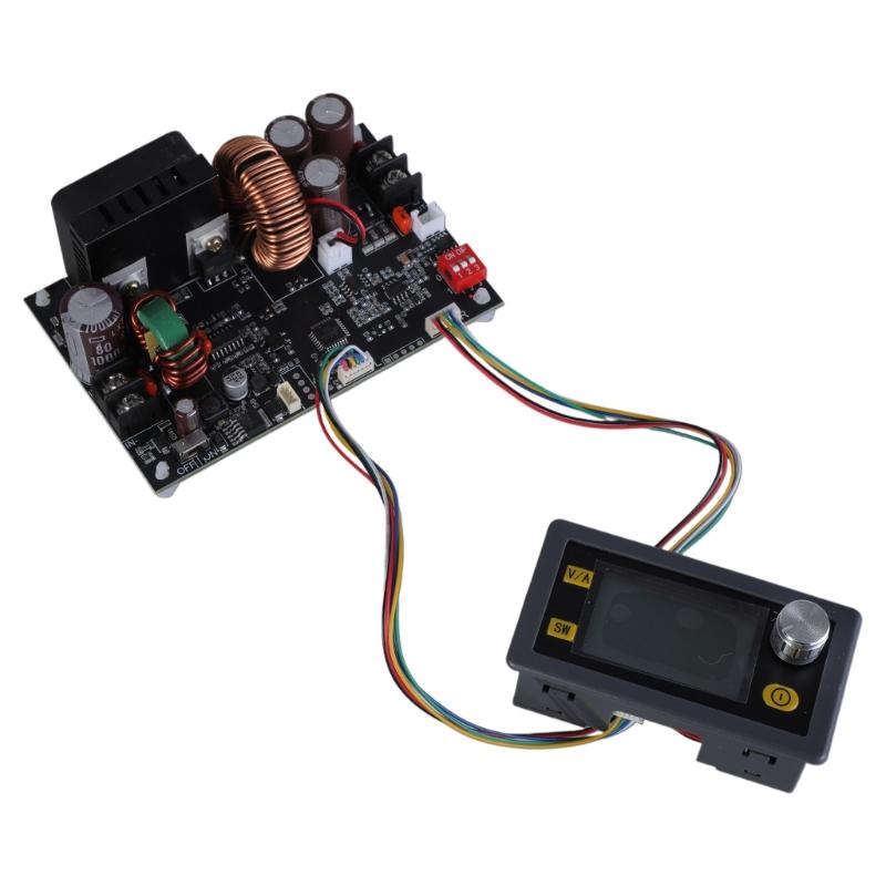 DC Buck Module,Adjustable Buck Converter Step Down Voltage-Regulator 6-70V to 0-60V 20A LCD Power Supply