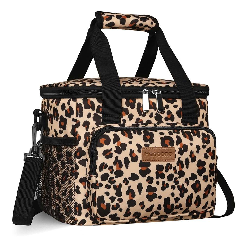 Lancheira para homens/mulheres, lancheira isolada, bolsa térmica à prova de vazamento, médio, 15l, refrigerador de praia, adulto para trabalho, piquenique, viagens beige