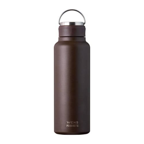 Atlas 1000ml Water Bottle, Vacuum Insulated, Stainless Steel, Integrated Gasket, Seamless Screw-On Design, Handle, Direct Drinking, Easy to Clean, Bro