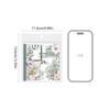 40Pcs/set Four-season Themed Dual-material Die-cut Flower Border Sticker Book DIY Junk Journal Scrapbooking Supplies Journaling Supplies