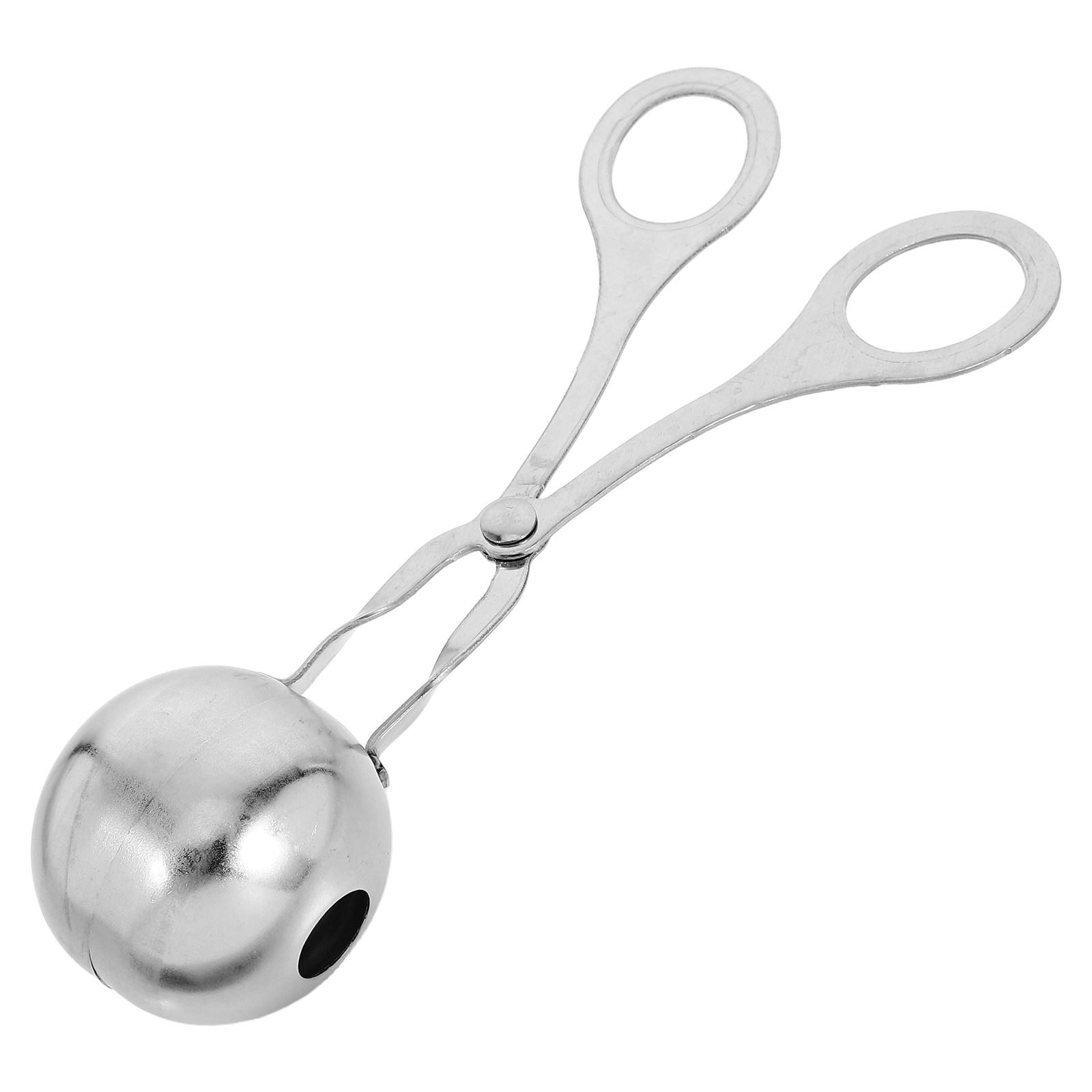 

Stainless Steel Meatball Maker Tool Ergonomic Nonstick Scoop Shaping Meatballs Fish Balls Dumplings Kitchen Gadget 16X6X3.4CM