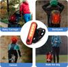 Luz traseira de bicicleta recarregável por USB, luzes traseiras LED vermelhas brilhantes, adequadas para qualquer bicicleta/capacete, fáceis de instalar para segurança no ciclismo