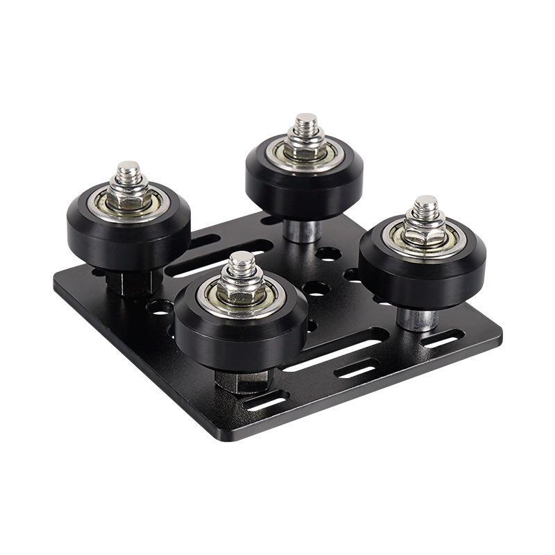 

Европейский стандарт V-образный алюминиевый профиль шкива портальной плиты для 3D-принтеров 2020 European standard aluminum profile чёрный