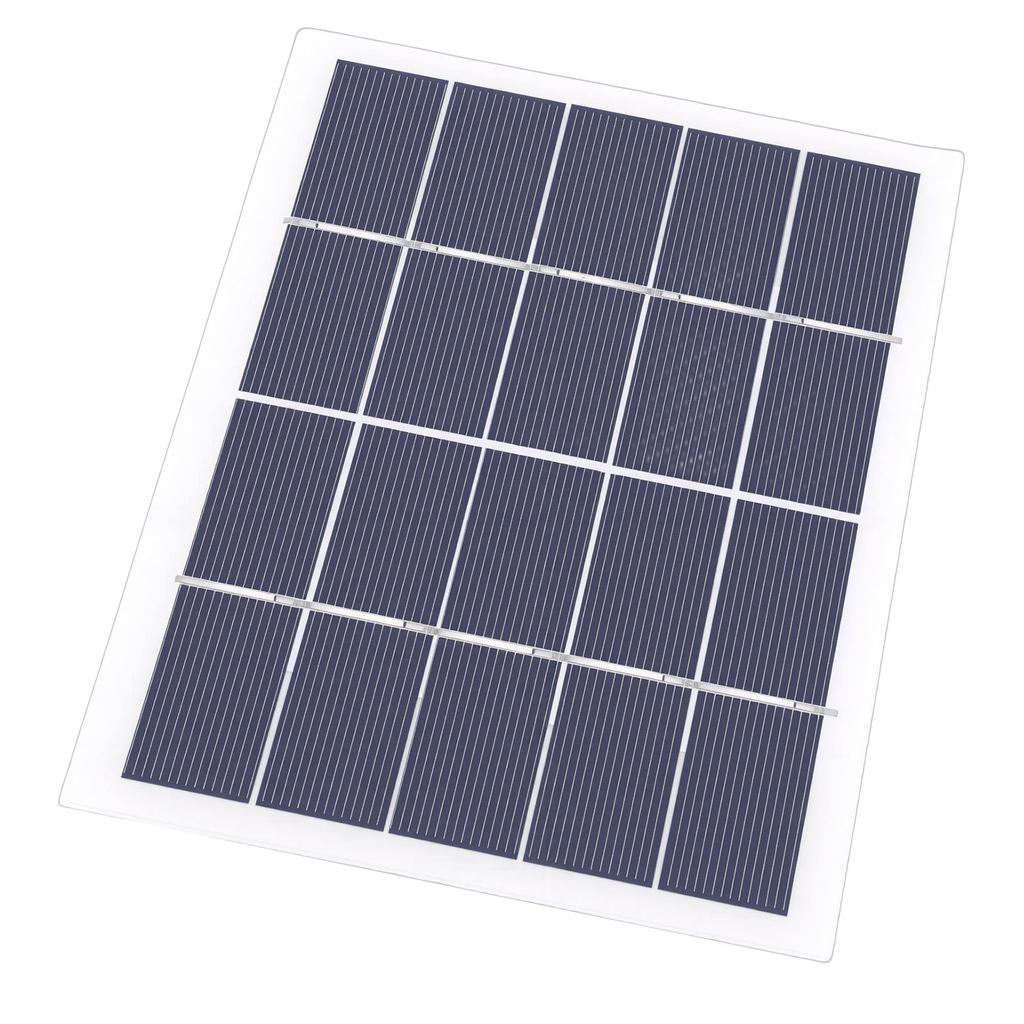 Solar Panel 3W Type C Interface Polycrystalline Silicon Solar Panel for Courtyard Light Security Camera